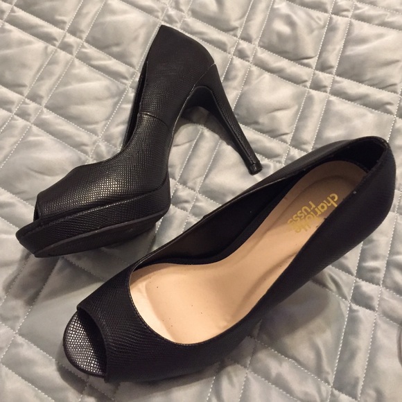 3.5 in. Peek toe Heels