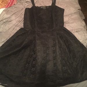 Black lace dress