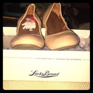 Lucky Brand Nude Flats
