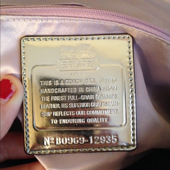 Coach Madison Julianne Grey Bag - Picture 4 of 4