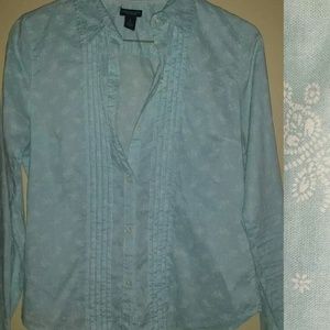 American eagle button up blouse size 0