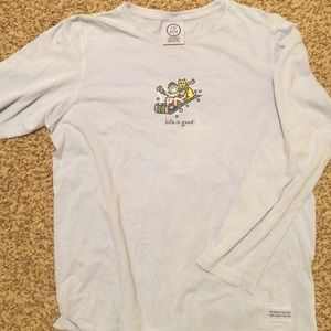 Life is good. long sleeve tee