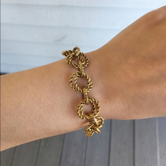 Antique chain link bracelet