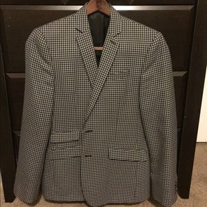 HOUSE GINGHAM CHECK TWEED BLAZER