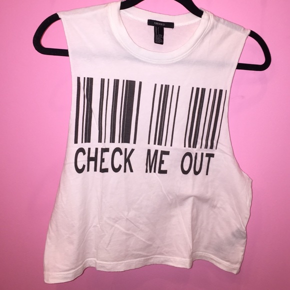 "Check me out" tank top