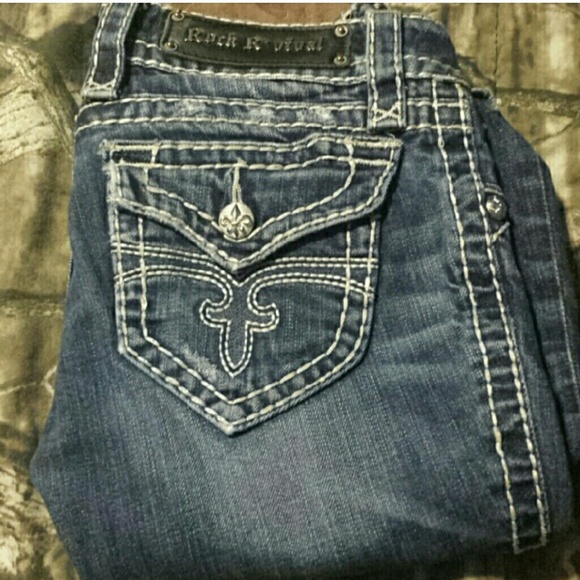 SOLD Rock Revivals Eva Boot Cut Size 25