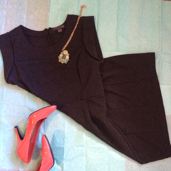 Charcoal Sleeveless Dress