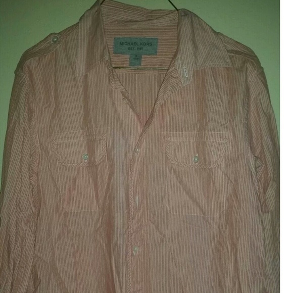 NWOT MENS michael kors button down shirt!