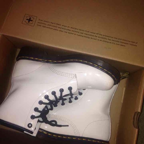 Authentic White Dr Martens