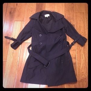 Audrey 3+1 Navy Trenchcoat in Medium