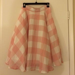 High waisted full skirt size L