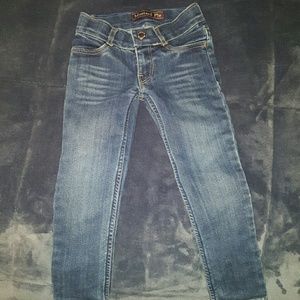 Sz 2T mustard pie skinny jeans