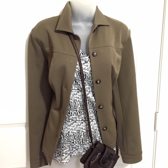Talbots green blazer