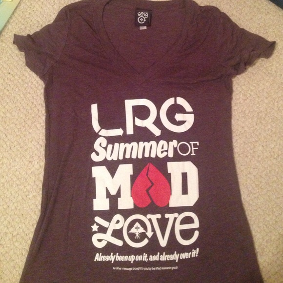 Lrg vneck heather purple