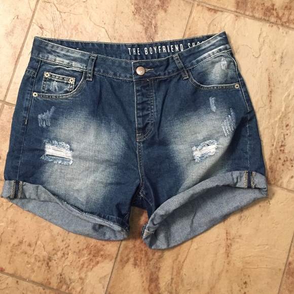 boyfriend shorts cotton