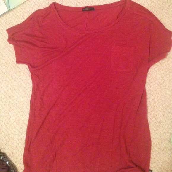 True Religion burgundy tee