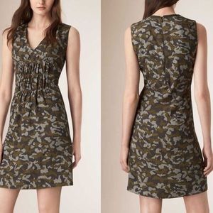 ISO ❤️ BURBERRY Camouflage Print Silk dress SIZE 2
