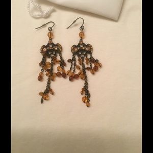 Topaz earrings