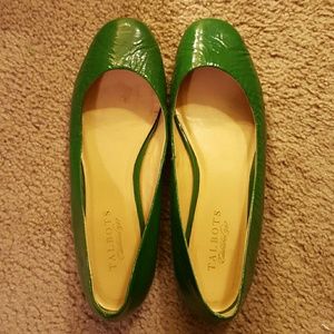 Talbot's green flats.