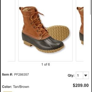 Women's Leather L.L.Bean Boots, 8" Shearling-Lined