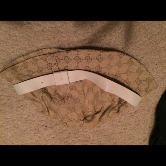 Tan and brown Gucci Hat