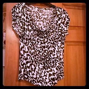 Animal print top