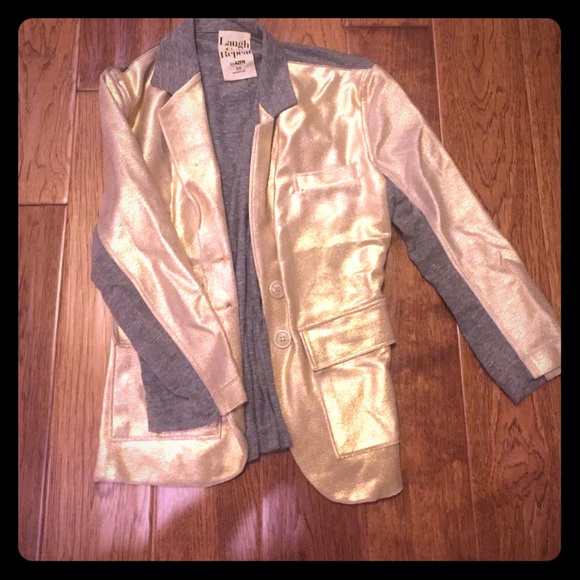 Metallic and Grey Blazer from Laugh Cry and Repeat
