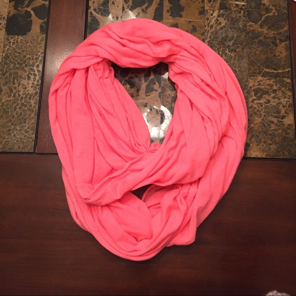 Pink A&E infinity scarf