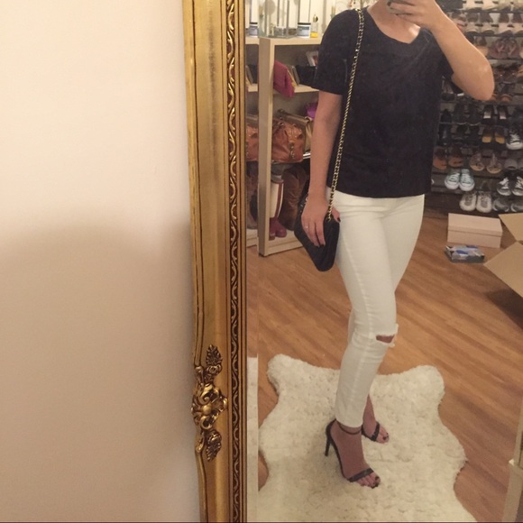 Francesca's Karly Faux Suede Blouse - Picture 4 of 4