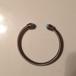 Silver and Turquoise Bracelet