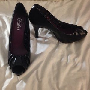 Candie's peep toe heels