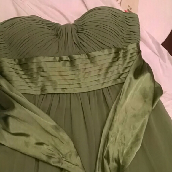 Clover colored Bill Levkoff bridesmaid Dress