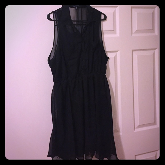 Cute Little Sheer Black Dress