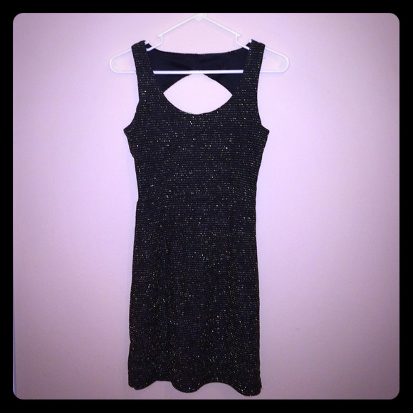 Black and Gold Bodycon dress