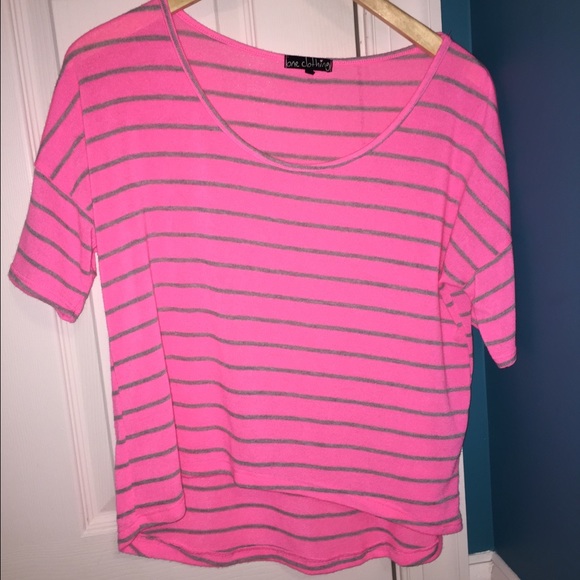 Pink and grey shirt