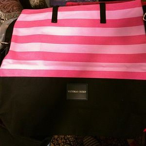 Victoria's Secret Pink Canvas Tote Bag