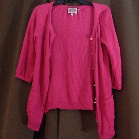 Juicy couture sweater 3/4 sleeve