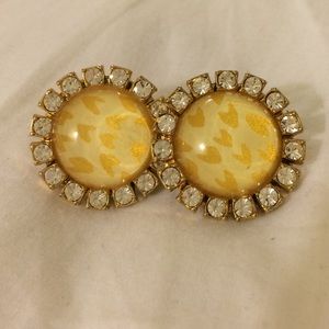 Betsey Johnson clip on earrings