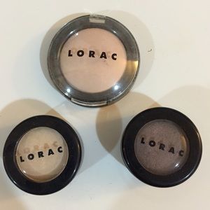Lorac eye shadows