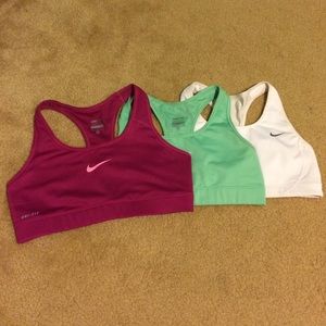 Lot of 3 NIKE SPORTS BRAS!!