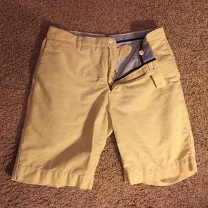 Pastel Yellow Polo Shorts