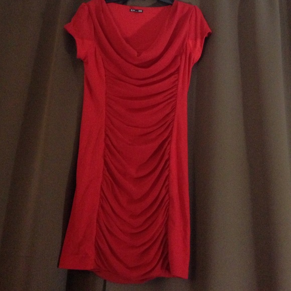 Express red dress