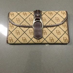 Dooney & Bourke Canvas/Leather Wallet