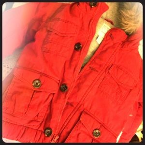 Faux fur Utility Jacket Boy or Girl toddler jacket