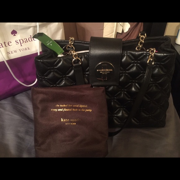 Brand New with Dust Bag Kate Spade Quilted Purse.