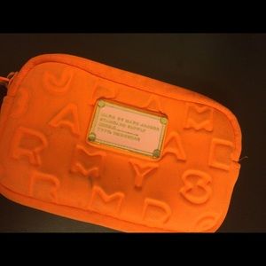 Marc by Marc Jacobs Neoprene Orange Wristlet
