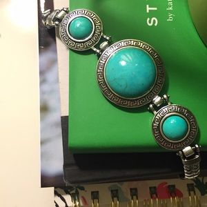 Vintage silver/turquoise bracelet