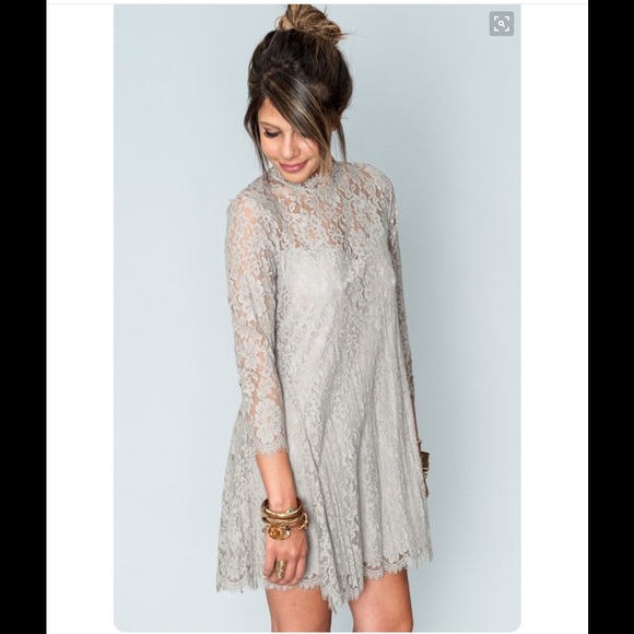 Show Me Your MuMu Dresses & Skirts - Show Me Your Mumu "Lindy Lace, Platinum Eyelash"