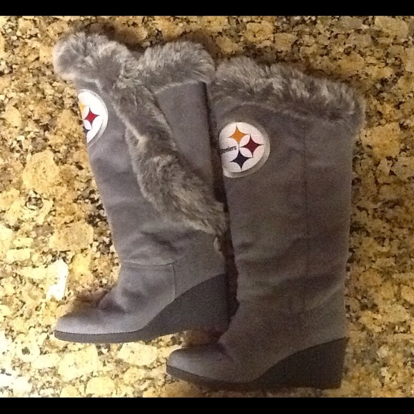 NFL CUCE SHOES   PITTS STEELERS CHEERLEADER BOOTS