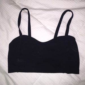 Black caged bralette